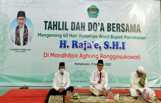 Foto: Pelaksanaan Doa dan Tahlil Bersama 40 Hari Wafatnya Wabup, Raja'e 