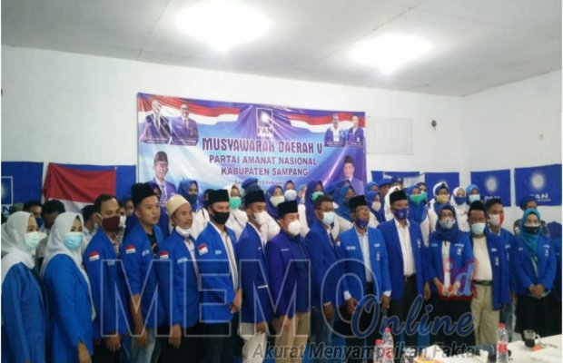 Foto : Musda ke V DPD PAN Kabupaten yang digelar di kantor PAN Kabupaten Sampang