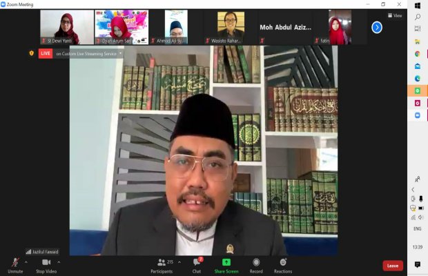 Foto: Wakil Ketua MPR RI, Dr. Jazilul Fawaid, S.Q., M.M. dalam Opening Remarks WIJ 2021