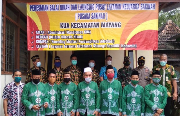 Foto : Jajaran Muspika Kecamatan Mayang, Jember.