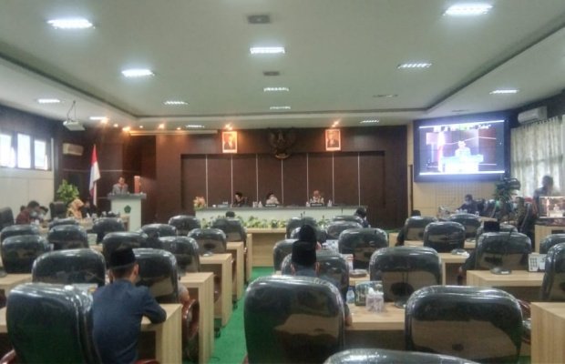 Foto: Pelaksanaan Rapat Paripurna LKPJ dan Pembacaan Rekomendasi DPRD