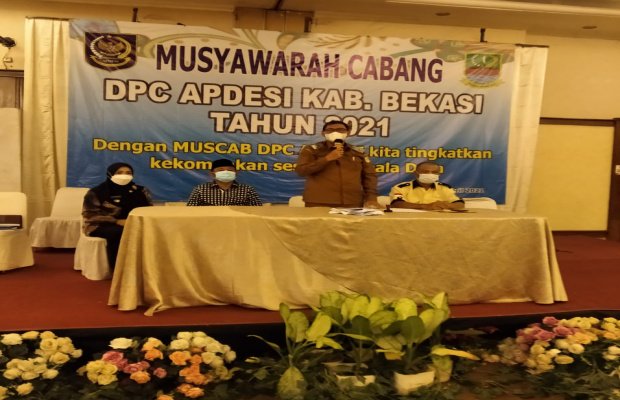 Foto: Ketua Apdesi Kabupaten Bekasi, Bahrudin, SE.