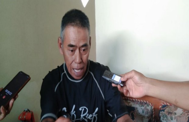 Foto: Abdul Gofar saat menyampaikan perkataannya
