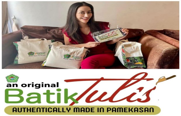 Foto : Putri Indonesia 2020, RR Ayu Maulida Putri akan mengenakan batik tulis Pamekasan.