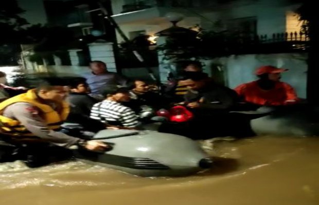 Foto : Banjir di Kemang Jakarta Selatan