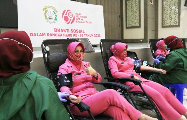 Foto: bahkti sosial donor darah