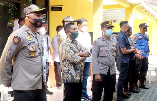 Foto: Kapolres Lumajang turun langsung lakukan pemantauan
