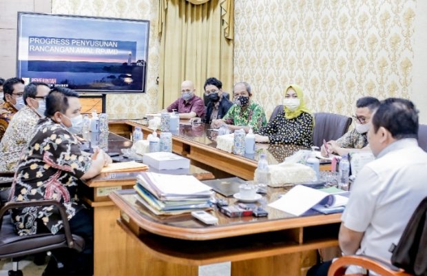  Foto : Progres penyusunan Rencana Pembangunan Jangka Menengah Daerah (RPJMD) Tahun 2021-2024.