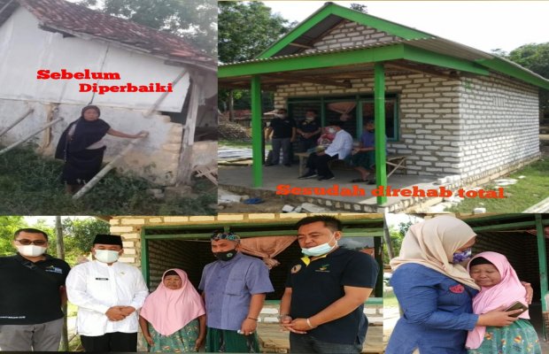 Foto : Kondisi Rumah Sitti Rohemah Sebelum dan Sesudah Direhab