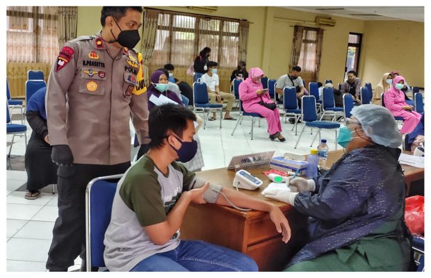 Foto: Vaksinasi Presisi oleh Polri