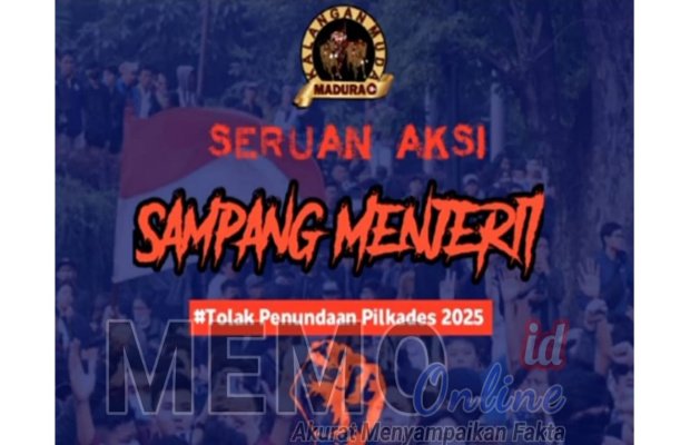 Foto : Pamflet seruan aksi