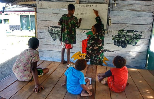  Foto: Giat Belajar di Pos Kalipay