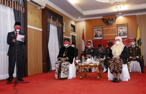 Foto: Sekdakab Edy Rasiyadi, saat launching Layanan Pengaduan Nomor Tunggal 112 