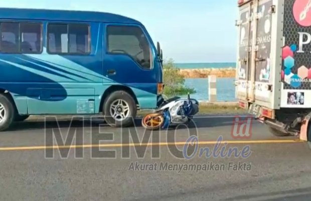 Foto : Kendaraan yang terlibat lakalantas di Sampang