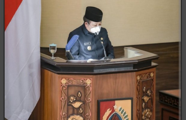 Foto: Rapat Paripurna berlangsung di Gedung DPRD Jember.