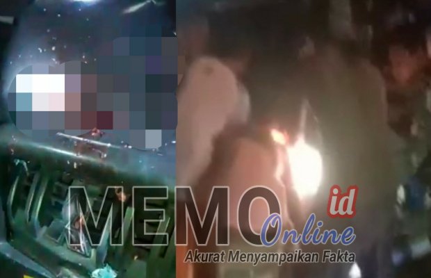 Foto : Masyarakat mengevakuasi kecelakaan beruntun di Sampang