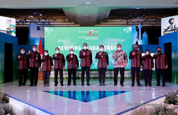 Foto: Menteri Perdagangan, Muhammad Lutfi, saat menghadiri Pembukaan Trade Expo Indonesia ke-36 