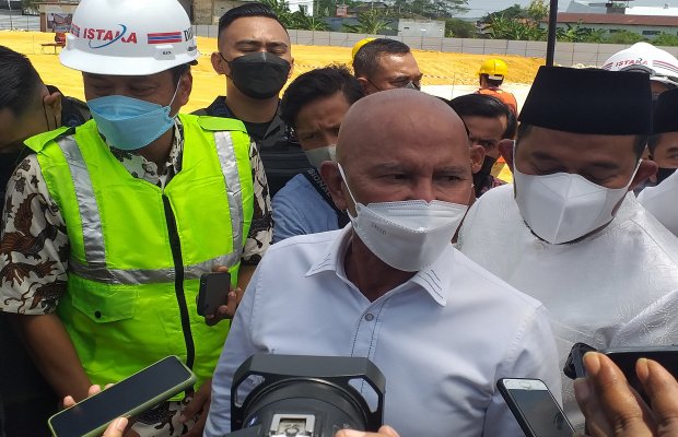 Foto: MH Said Abdullah, saat dikonfirmasi di peletakan batu pertama pembangunan hotel