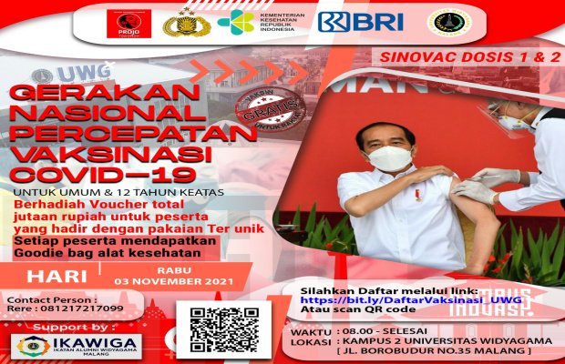 Foto: flyer vaksinasi