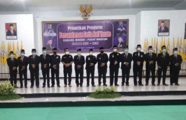 Foto: Pelantikan Pengurus Persaudaraan Setia Hati TERATE Jember, Dihadiri Bupati Hendy Siswanto