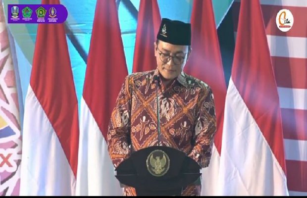 Foto: Sambutan Bupati Pamekasan, Baddrut Tamam Pada Malam Penutupan MTQ XXIX
