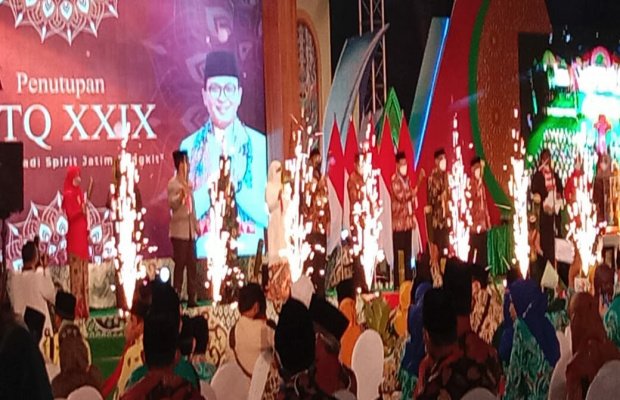 Foto: Acara Penutupan MTQ XXIX Tingkat Jawa Timur  di Kabupaten Pamekasan