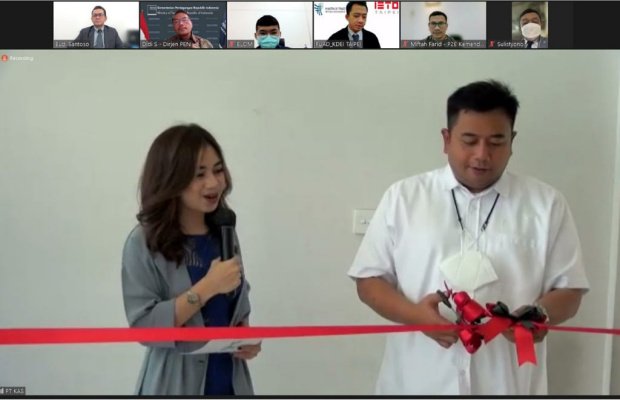   Foto : launcing Ekspor perdana ikan kering PT Kartika Amanah Sejahtera (KAS) ke Taiwan 