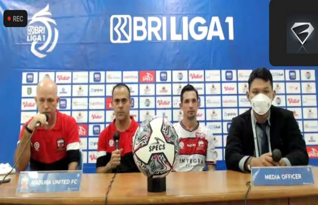Foto: Gambar Screenshot Fabio saat Post Match Press Conference