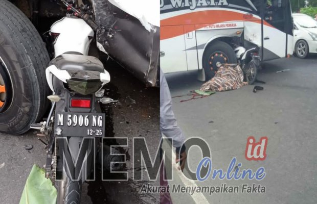 Foto : Pengendara sepeda motor tewas di jalan raya Desa Jrengik Sampang