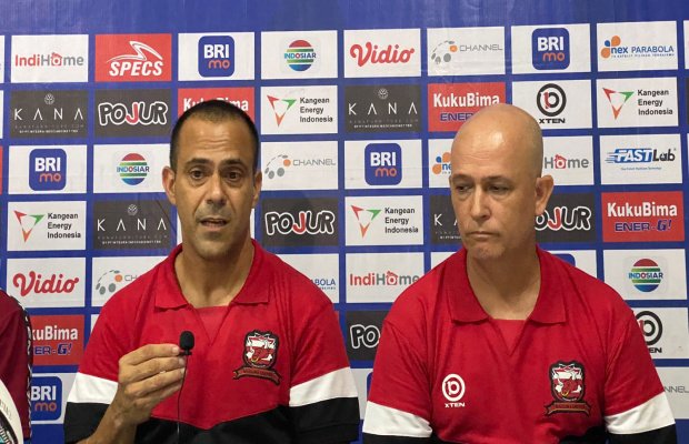 Foto: Fabio saat Post Match Press Conference
