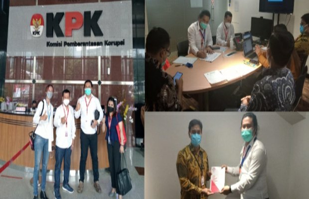 Foto: Jajaran Pengurus DPP SKPPHI di Gedung Merah Putih KPK