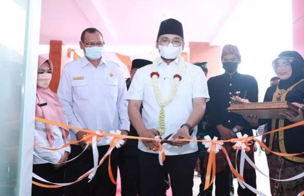 Foto : Peresmian Puskesmas Jaddih, Kecamatan Socah, Bangkalan, Rabu (26/1/2022). 