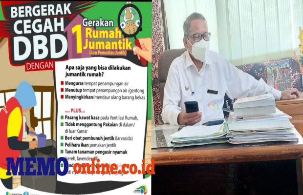 Foto : Kabid P2P Dinkes Pamekasan, Hidayat Saat Ditemui di Ruang Kerjanya.