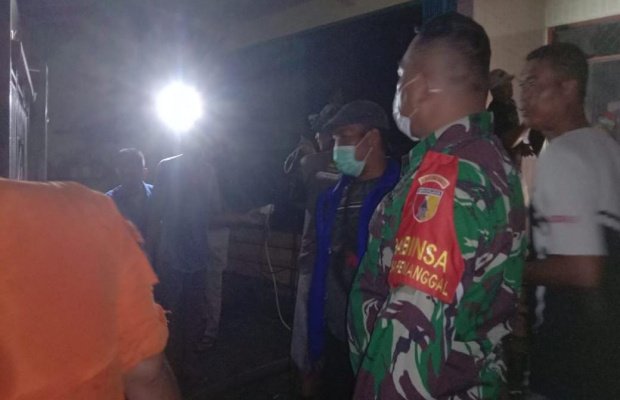   Foto : situasi sesaat pasca pemadam usai