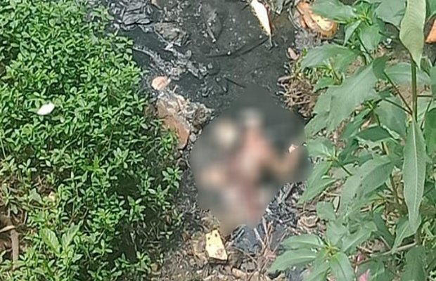 Foto: Lokasi Penemuan Mayat Bayi di Bawah Jembatan di Kelurahan Parteker Pamekasan