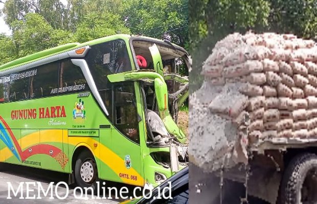 Foto : Lokasi Terjadinya Laka Lantas di Desa Branta, Kecamatan Tlanakan, Kabupaten Pamekasan.