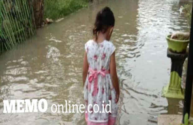 Foto: Genangan Air Pada Saat Mulai Masuk Ke perumahan Warga