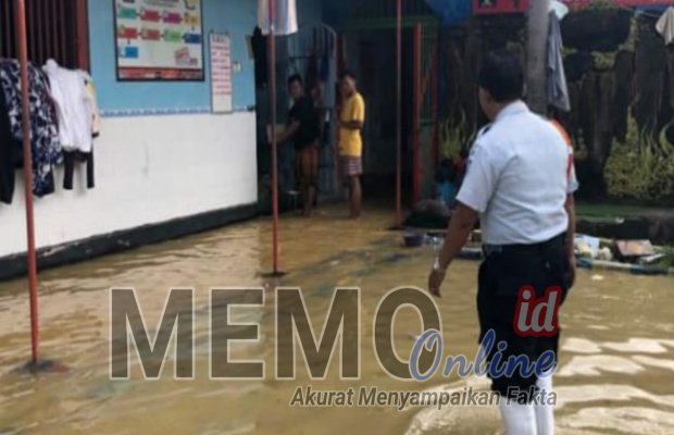 Foto : Rutan Klas II B Sampang tergenang banjir