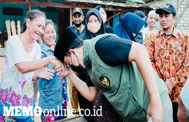 Foto: Bupati Pamekasan Saat Blusukan Disambut Baik Oleh Warga