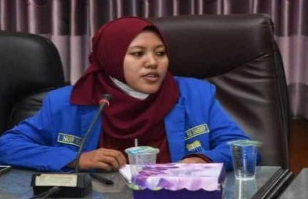 Foto: Nurwaida, Ketua Kopri PC PMII Sumenep