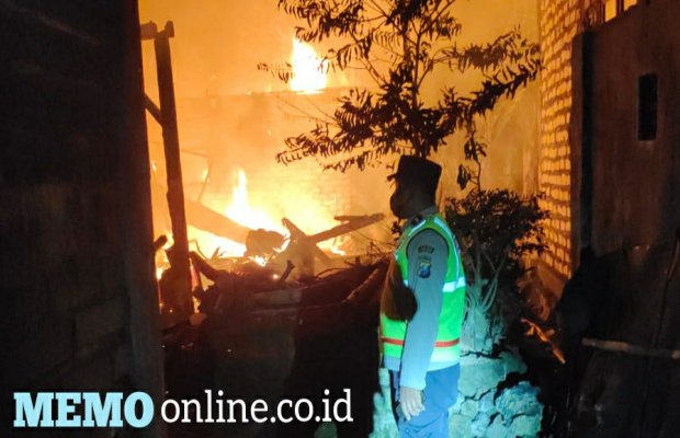 Foto: Kondisi Rumah Sumyani Ludes Terbakar