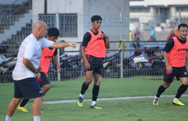 Foto: TC Madura United di Senayan tadi sore