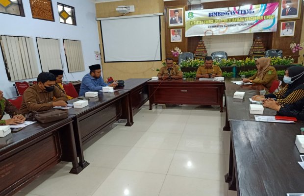 Foto: Bimtek Swakelola penelitian bagi pergeruan tinggi