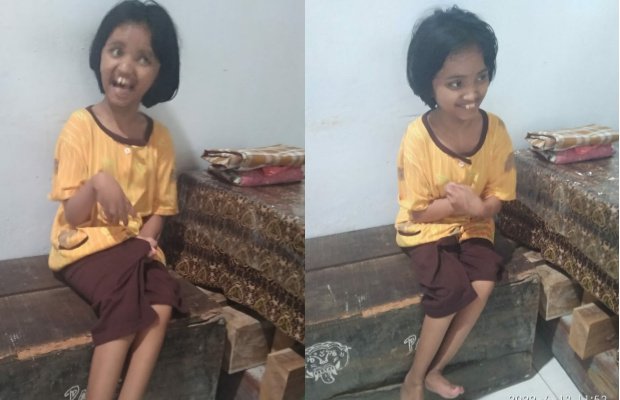 Foto: Saat media mengunjungi rumah Siska di Desa Seputih, Kec. Mayang  Jember.