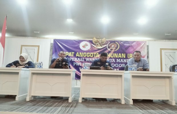 Foto: Ketua koperasi WKM PWI