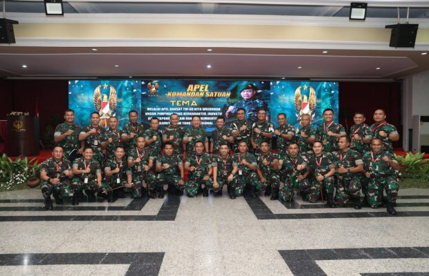 Foto: Apel Komandan Satuan 