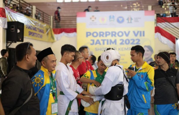 Foto: Atlet KONI Bangkalan saat berlaga dalam PorProv Jatim 2022