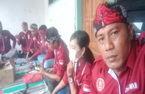 Foto: Pengurus dan anggota Asosiasi Wartawan Demokrasi Indonesia (DPC AWDI) Kabupaten Sumenep