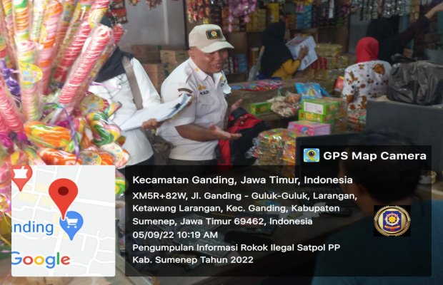 Foto: Satpol-PP Sumenep bersama Tim Pemkab Sumenep saat melakukan giat Pengumpulan Informasi Peredaran Rokok Ilegal ke sejumlah Toko.