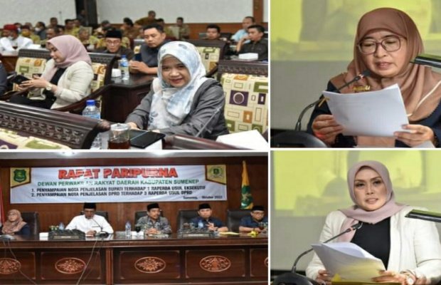 Foto: Paripurna Penyampaian Nota Penjelasan Tiga Raperda Baru Usul Prakarsa (Ibnu)